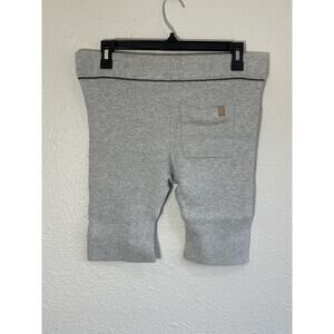 Lunya Gray Ribbed Lounge Shorts NWOT S